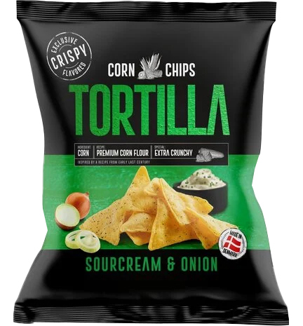 Tortilla Chips Sourcream & Onion black