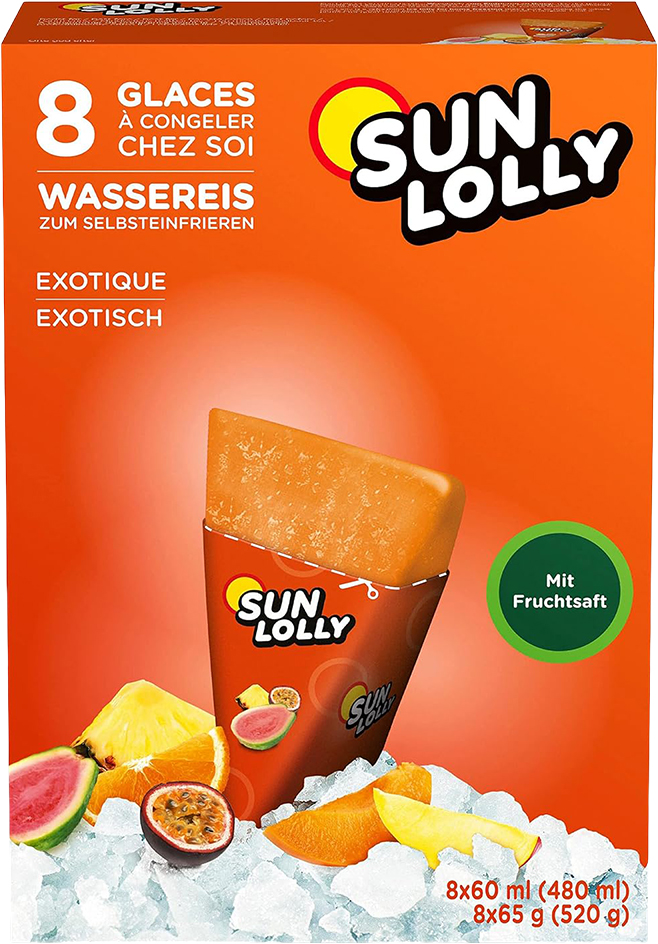 Sun lolly Exotic Orange