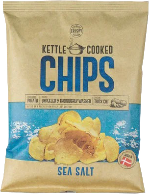 Kettle Cooked Chips Seasalt (Blue)