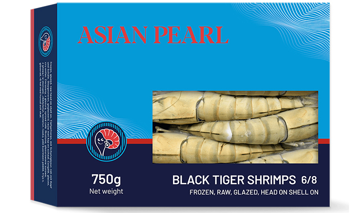 Black Tiger Garnalen  6/8